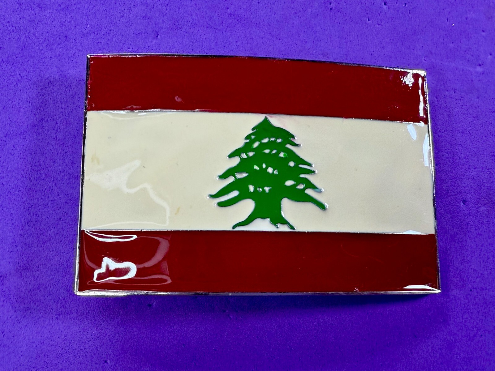 Lebanon Lebanese Liban National Flags Middle East Flag Belt Buckle