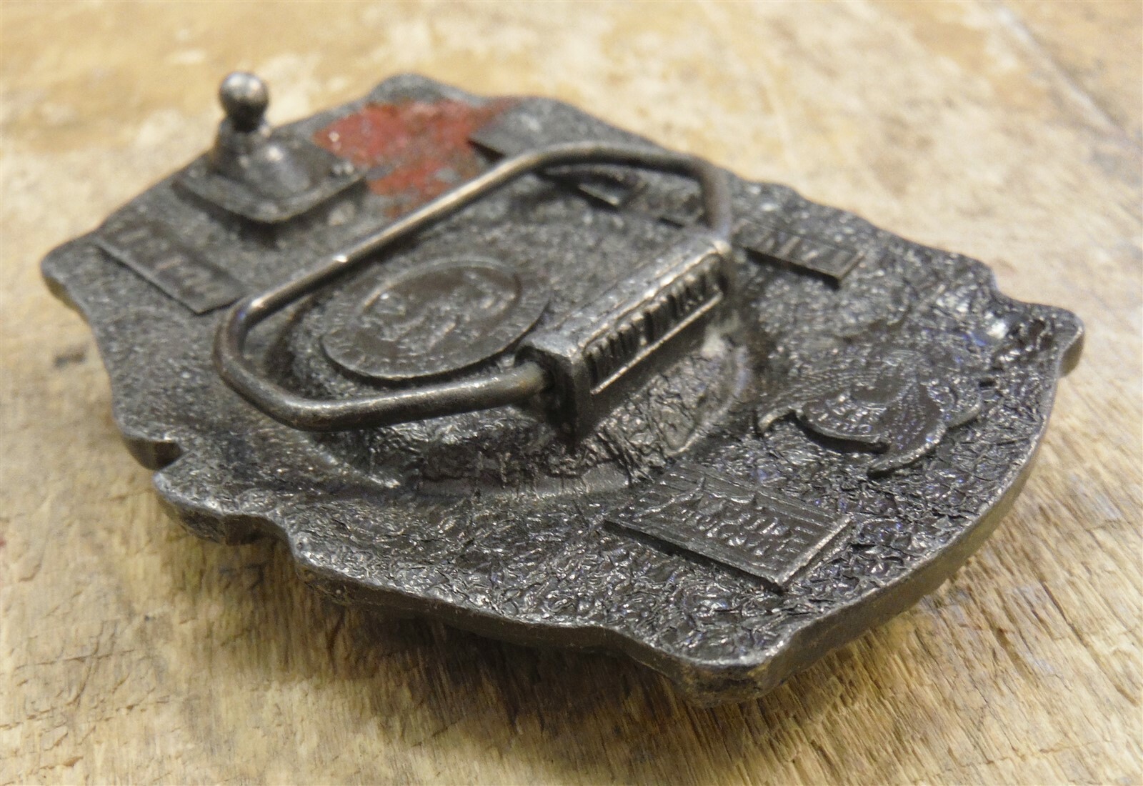 Tanside DD151 • Egyptian Shriners Belt Buckle 3 3/8&Prime; X 2 1/2&Prime; FREE SHIP d55