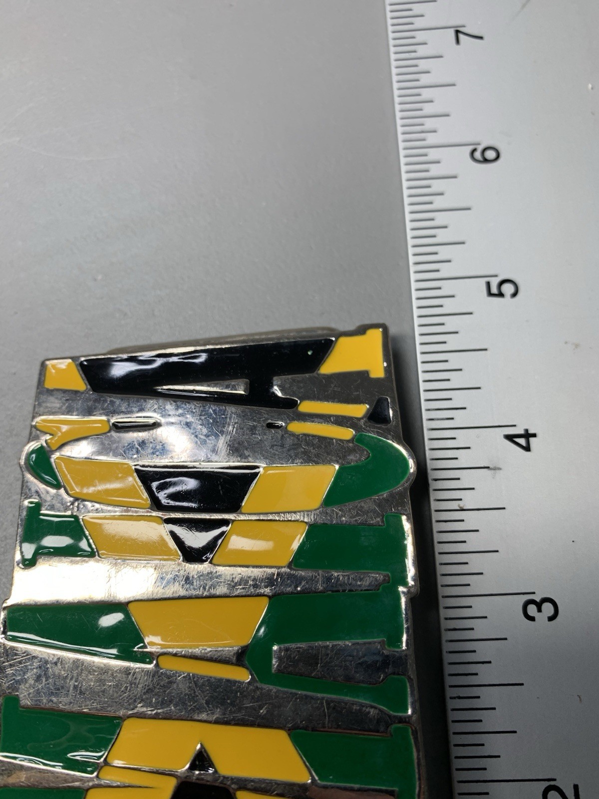 Jamaica Flag Jamaican Rasta Caribbean Montego Bay Metal Unisex Men’s Belt Buckle