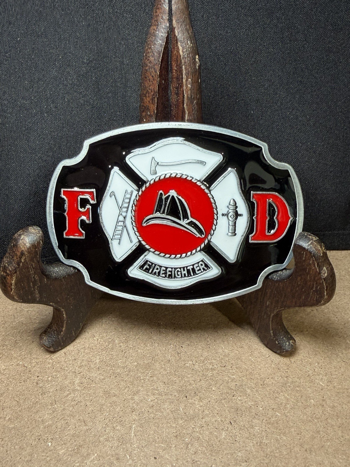 Fire Department Firefighter Metal Belt Buckle