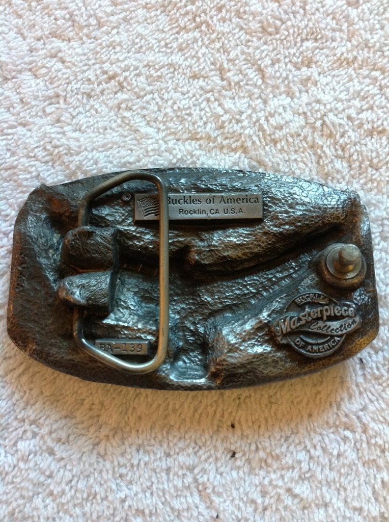 EAGLE LANDING 2 BELT BUCKLE BUCKLES OF AMERICA MASTERPIECE COLLECTION BA-139