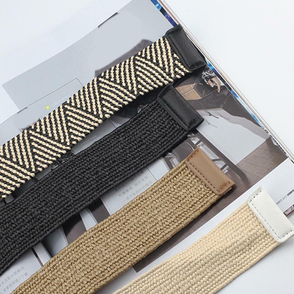 Ceinture de taille tressée en bois pour femme | Style Boho, Vintage, boucle