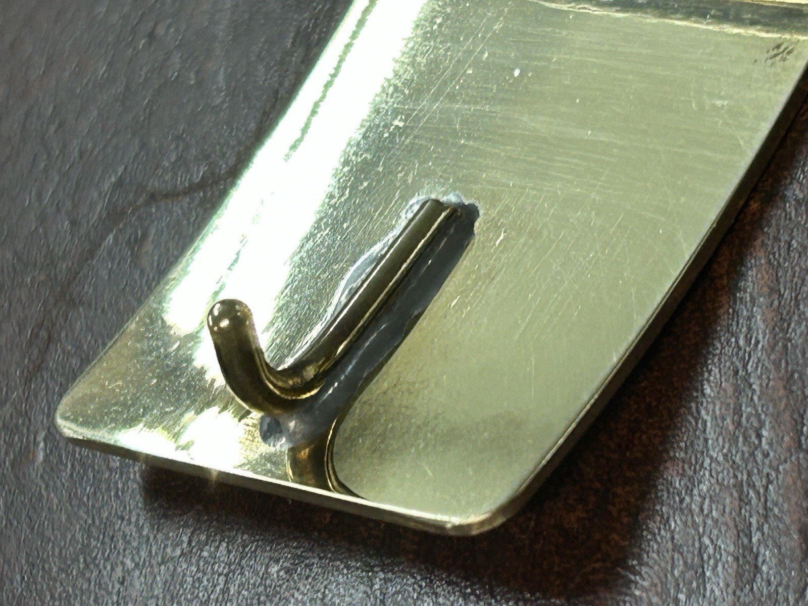 Dragon Brass Belt Buckle Western Cowboy With Initials ST Engraved