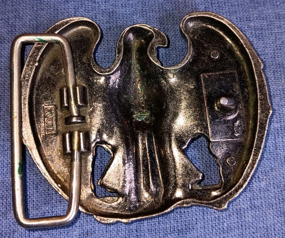 Vtg Bald Eagle Belt Buckle America USA July 4th Patriotic Fredom Western