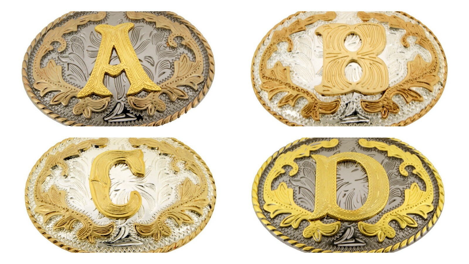 N E W A B C D G J K L M R S T Initial Letter Belt Buckle Men Women Western Rodeo