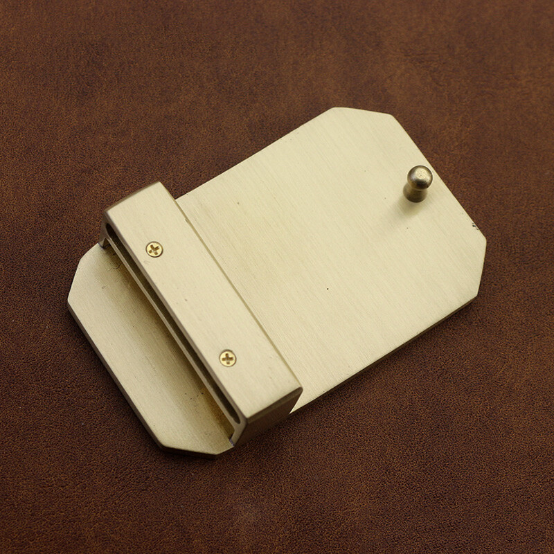 40mm Brass Heavy Duty Belt Buckle Decor Leather Belt Replacement Parts Materials
