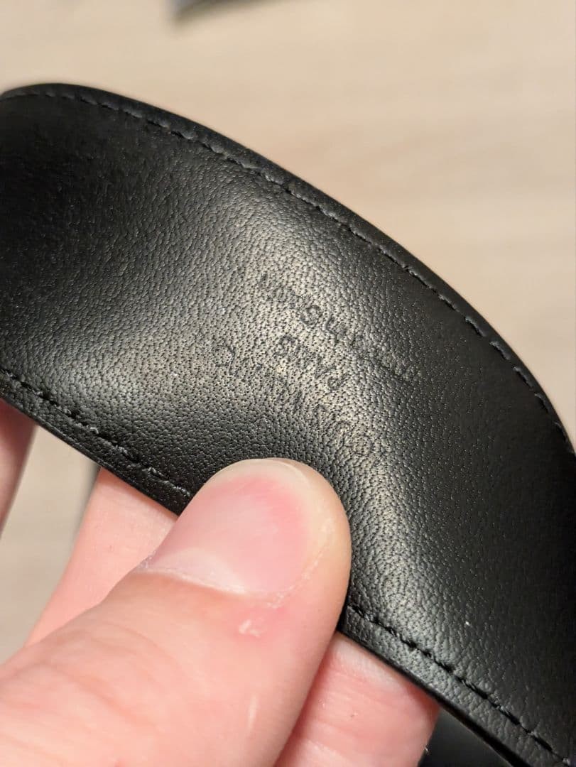 Louis Vuitton Pre-Owned Monogram Eclipse Suntulle Belt