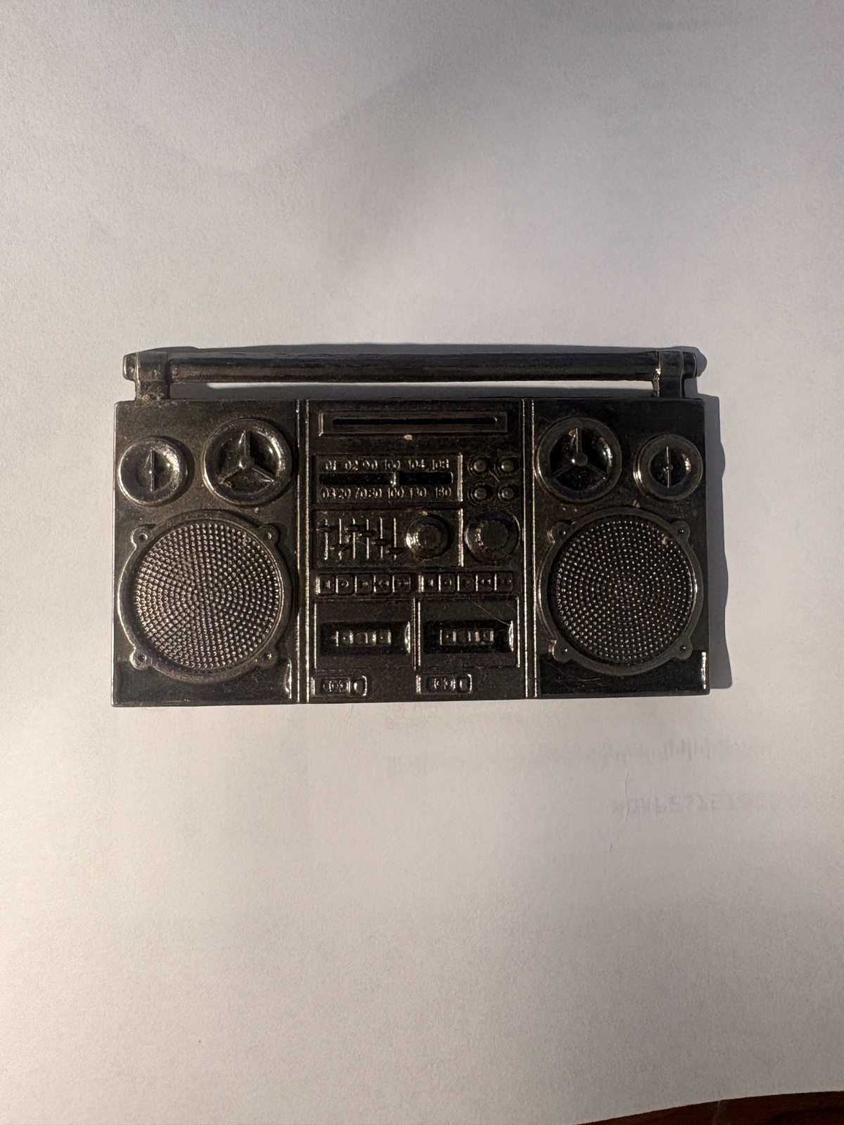 Boombox Belt Buckle Hip Hop Rap Music Metal Belt Buckle