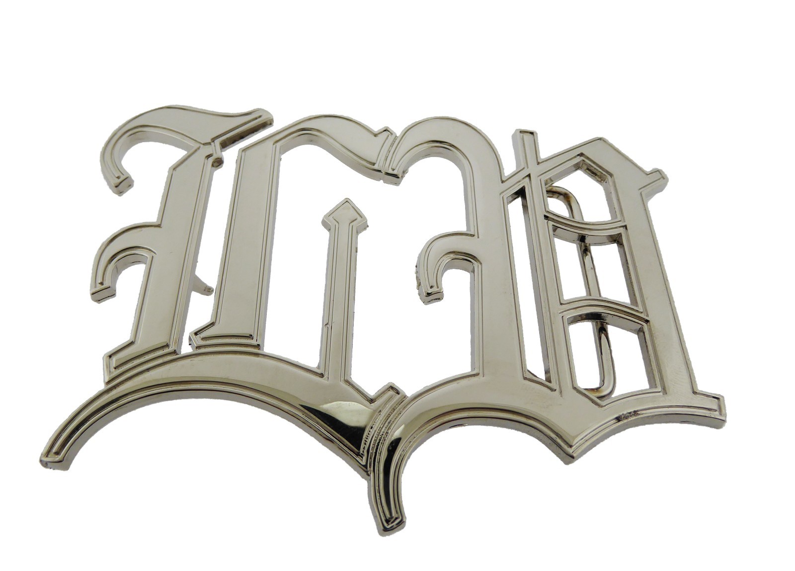 Old English Style Initials Los Angeles New York Las Vegas Men Women Belt Buckles