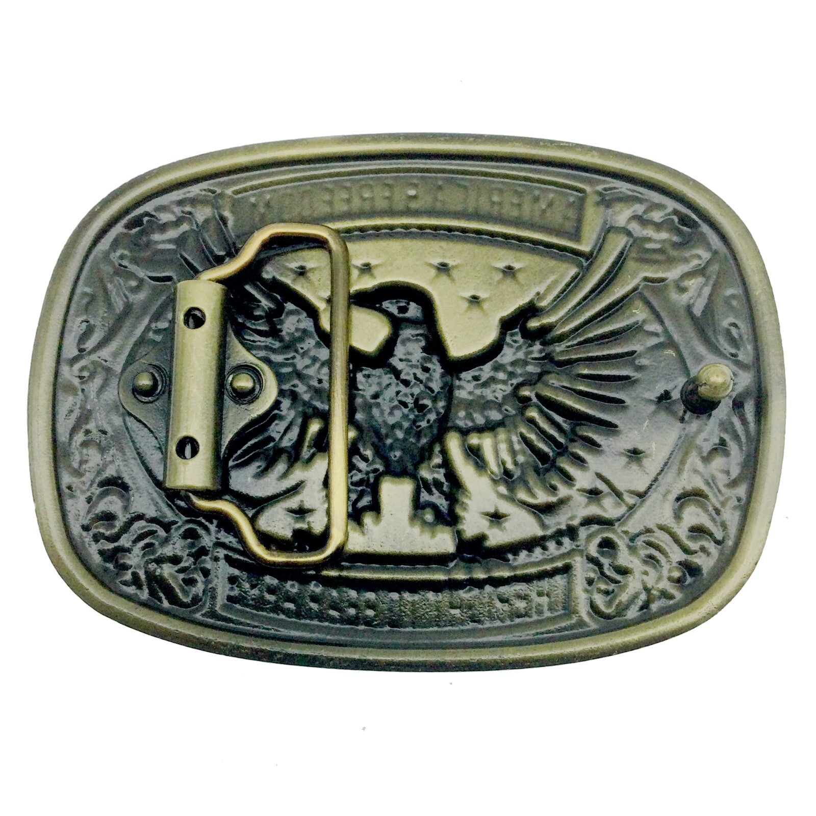 Eagle Belt Buckle Western Cowboy Cowgirl Native American Motorcyclist (XEG-08-G)