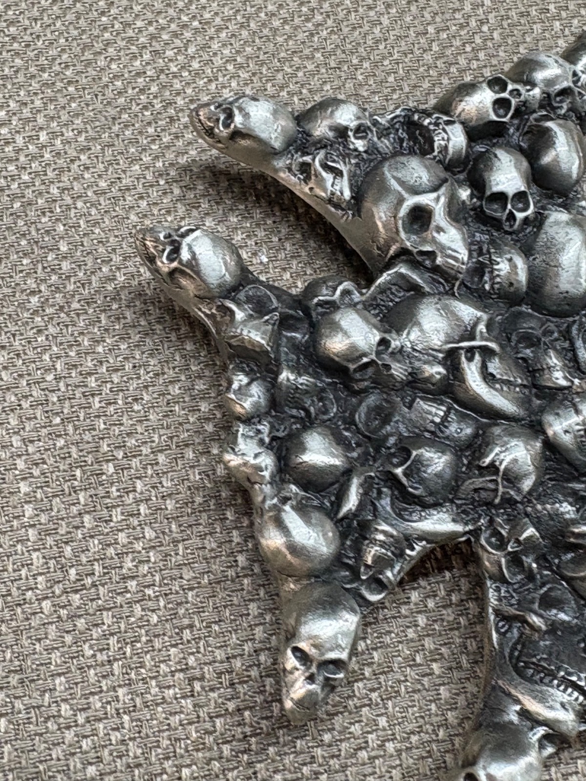 Skull & Cross Belt Buckle # 4640 Great American Products Texas Skulls