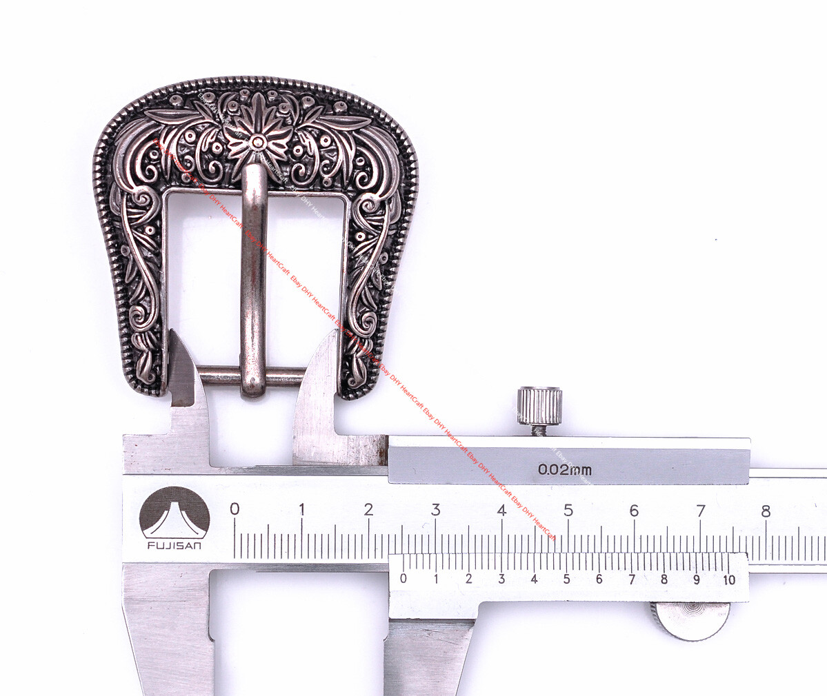 Vintage Silver Cowboy Rodeo Flower DIY 3 pc Set Western Belt Buckle fit 1&Prime; Belt