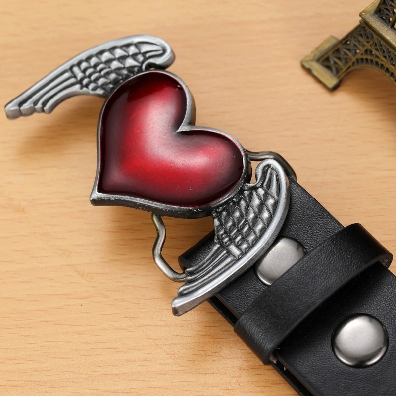 Men Fashion Belt Buckle Ethnic Style Metal Carved Teens Rock Waist Belt Buckle