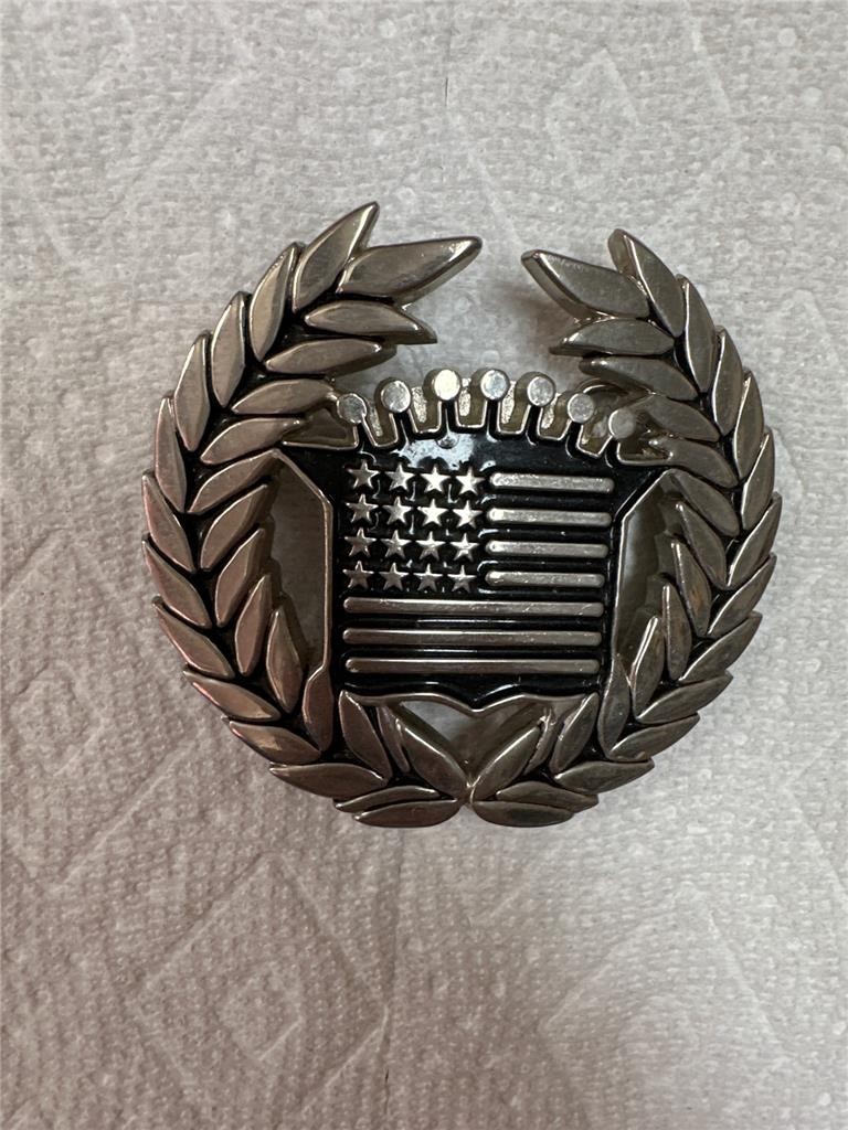 Famous Stars and Stripes Belt Buckle 8387