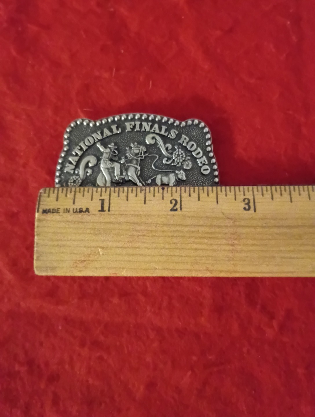 National Finals Rodeo Hesston 1985 NFR Adult Cowboy Buckle