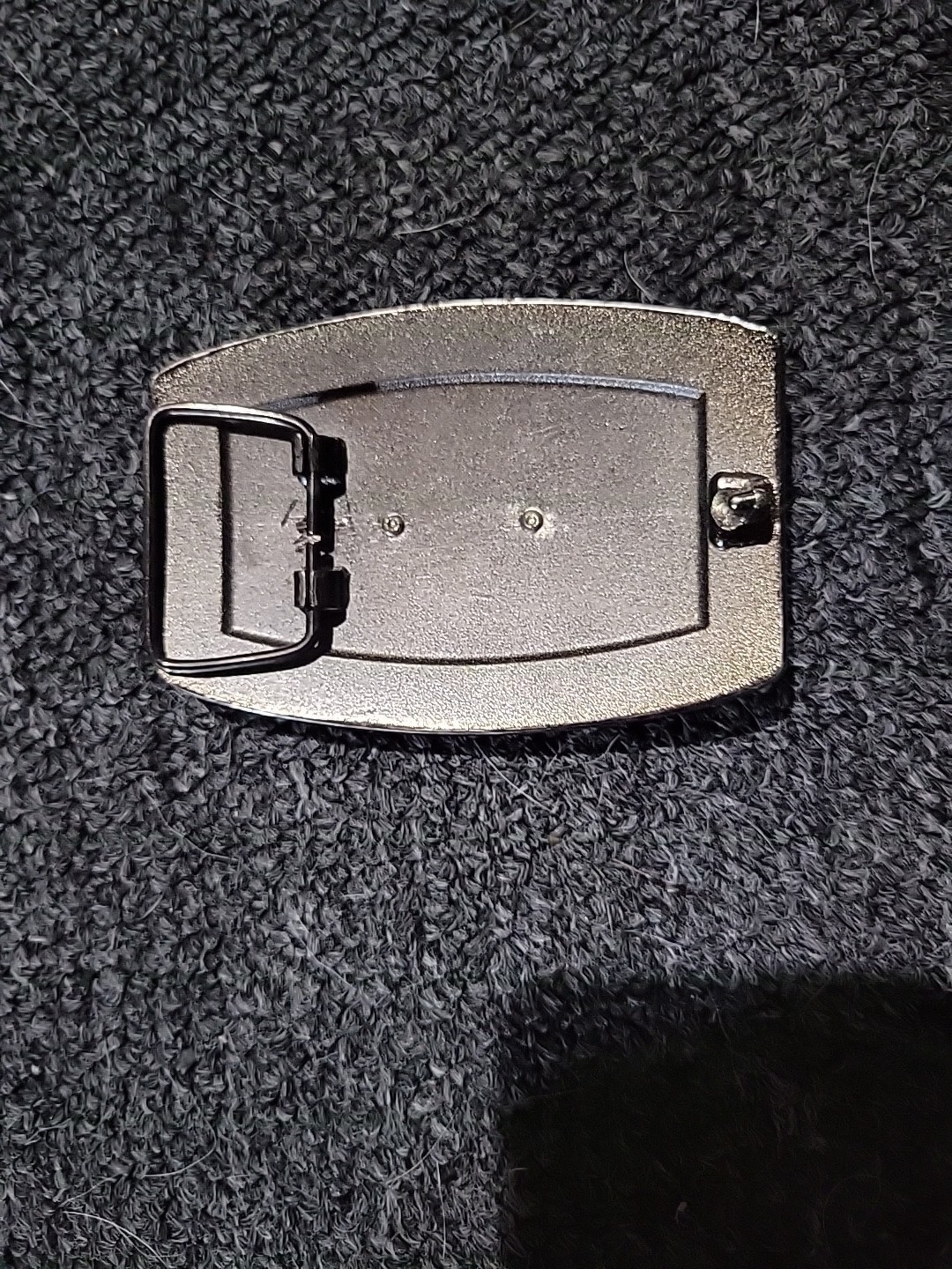 Great/Fun/Fashionable Belt Buckle Cross Guns Rhinestone Flare Silvertone Western
