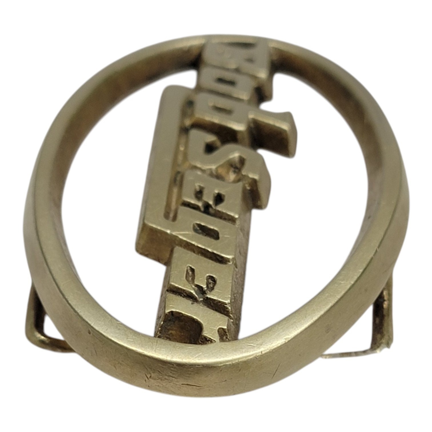 Vintage 1978 Bob Seger Solid Brass Belt Buckle Baron Buckle Rock Band Logo 70s