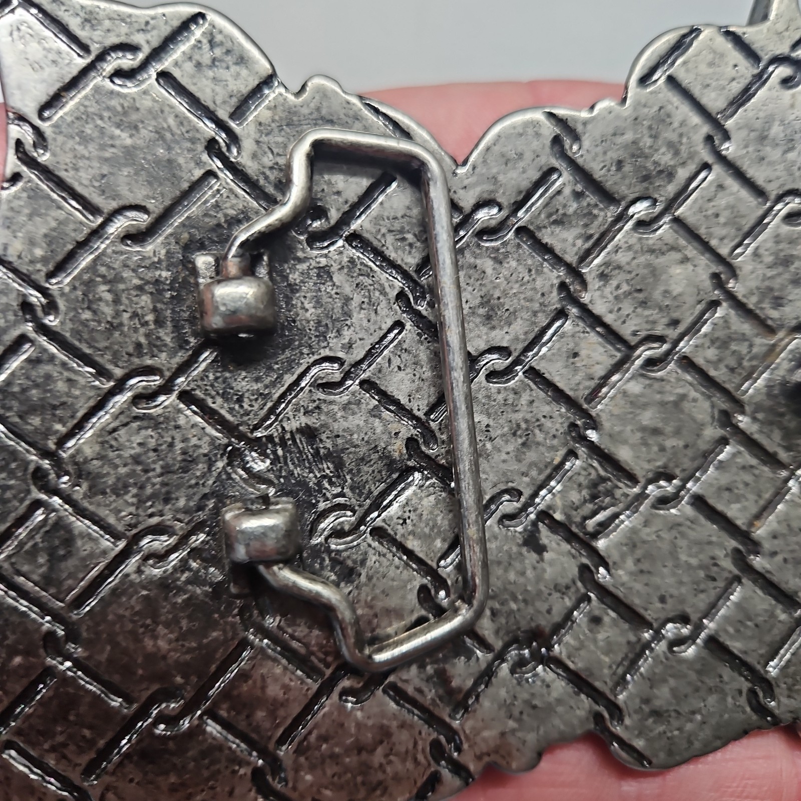 Vintage MMA UFC TAPOUT Belt Buckle Heavy Metal Skulls Graveyard Belt Buckle