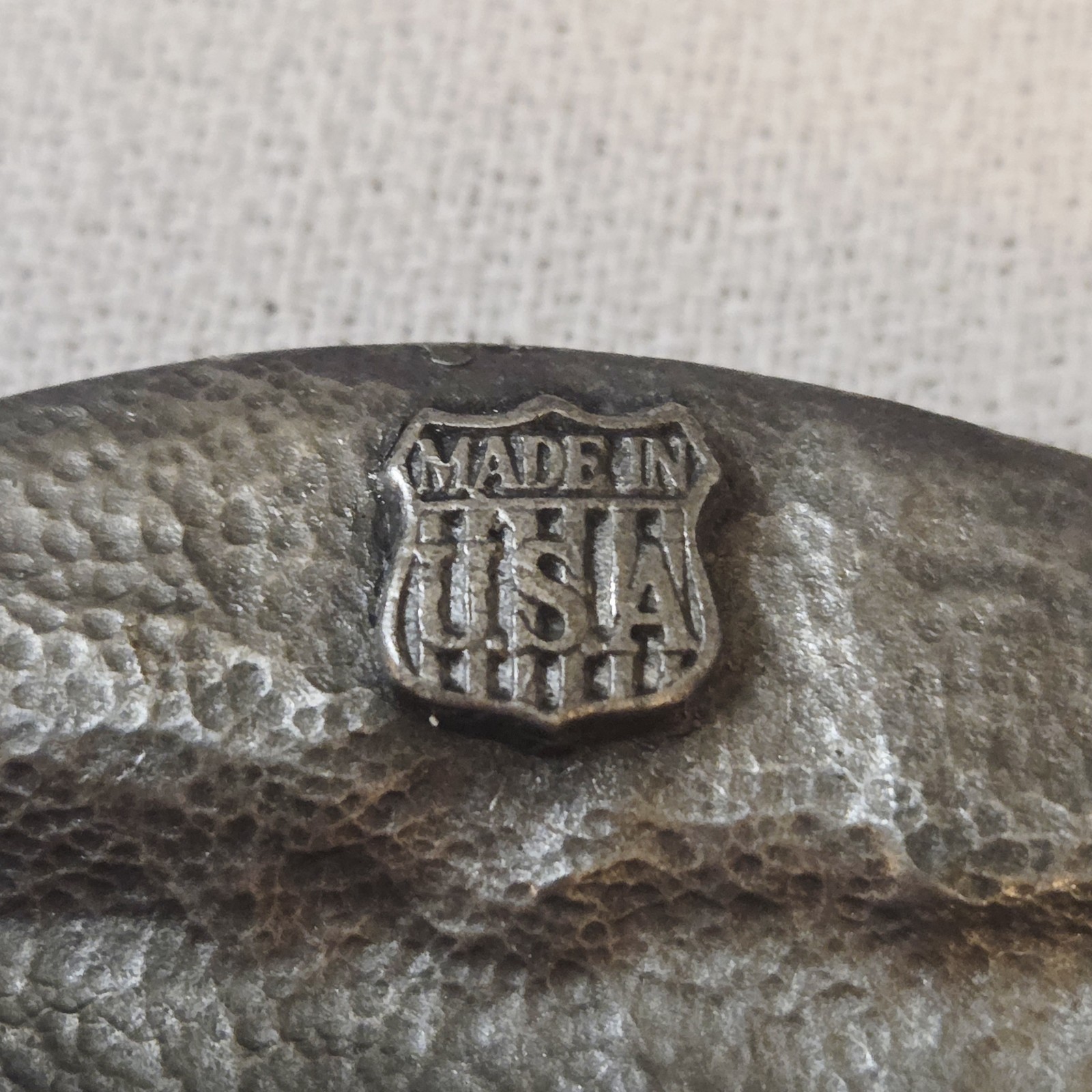 Belt Buckle – C+J Inc. 1990 Snowmobiler (with wear)