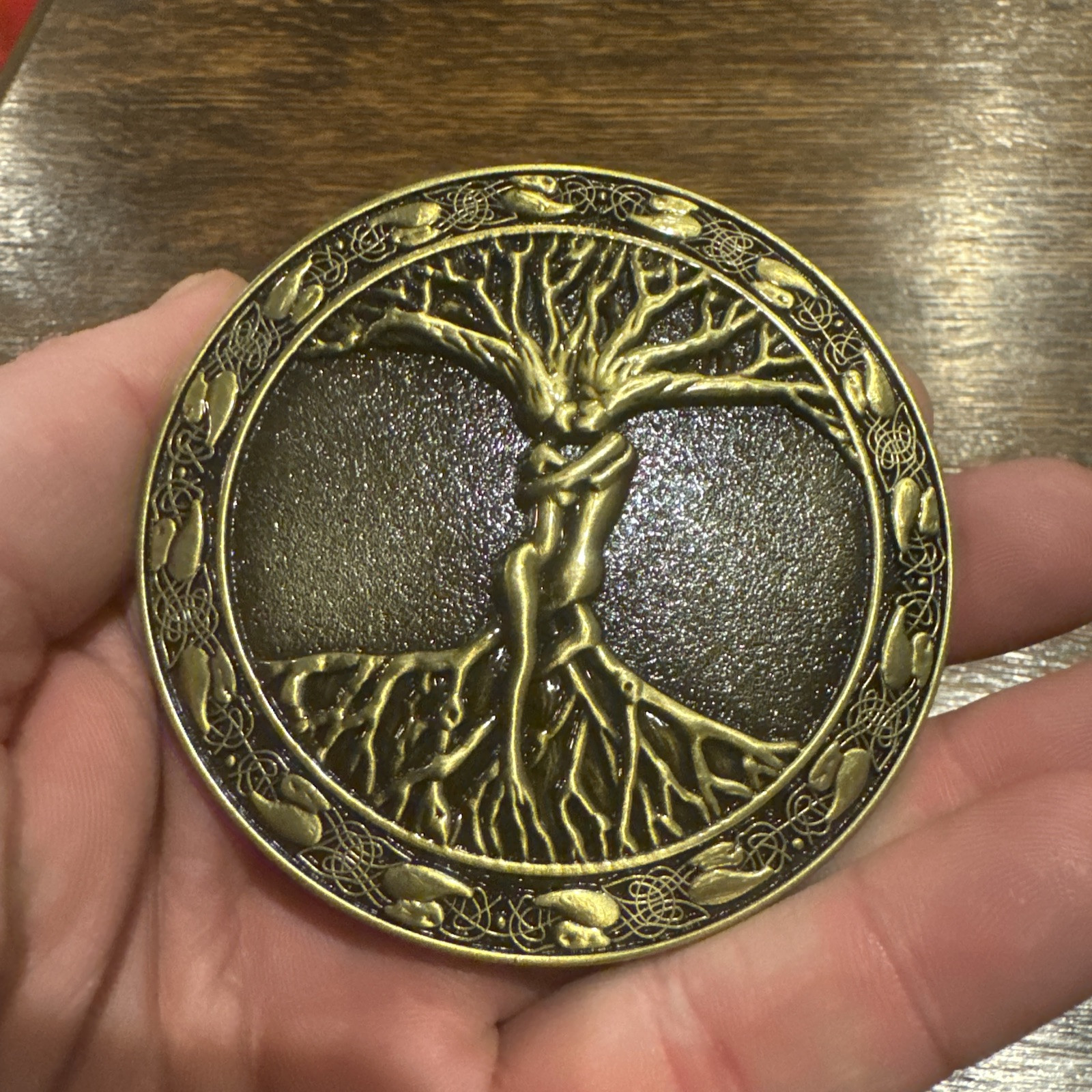 Motorcycle Belt Buckle Tree Of Life Marriage USA Christian Metal Collector GIFT