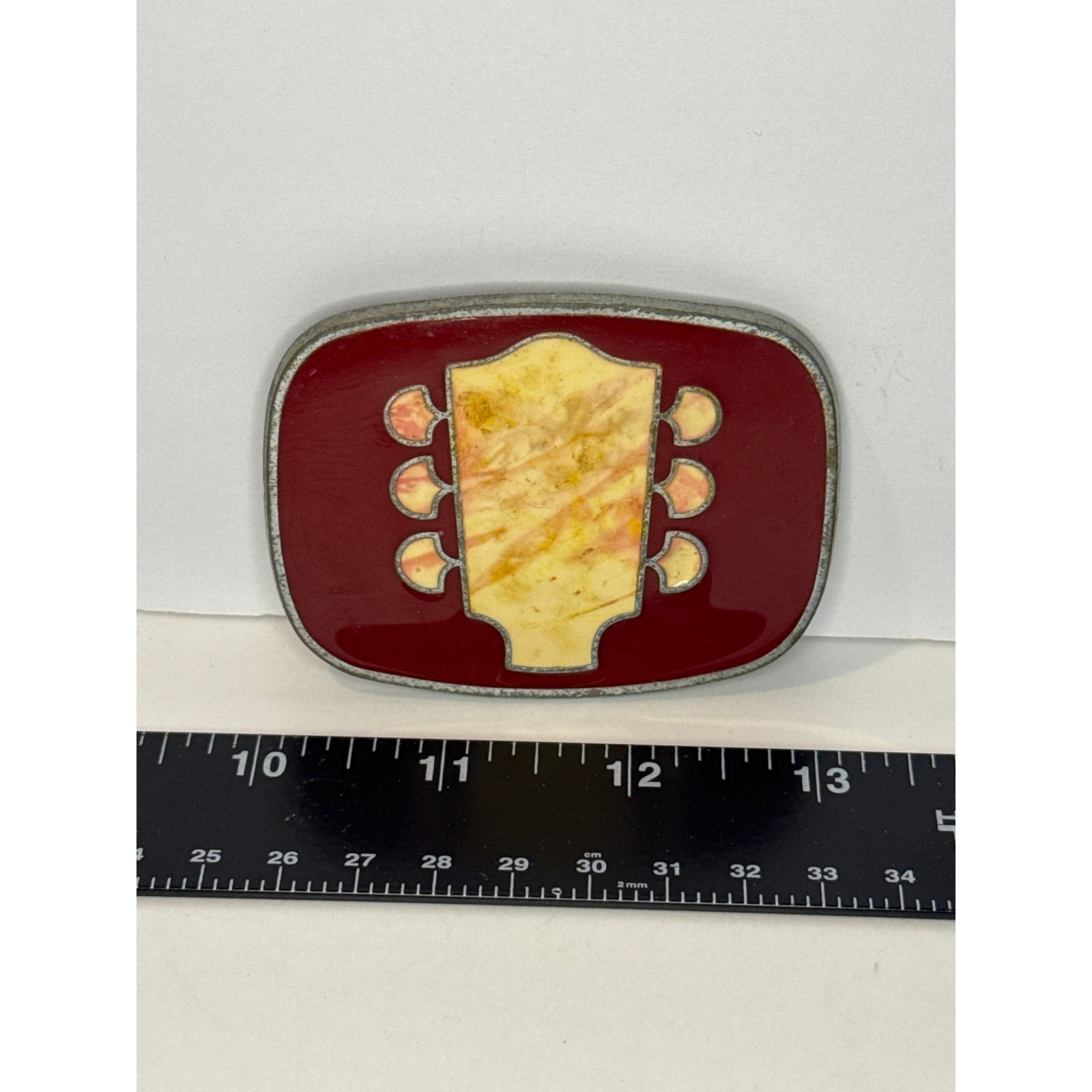 Vintage The Nashville Network Logo Country Music RJ Roberts Belt Buckle