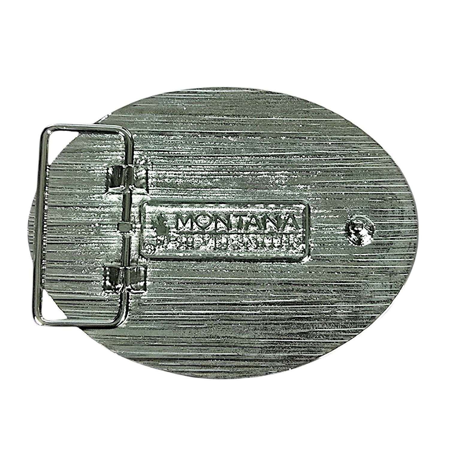 Montana Silversmiths Keep and Bear Arms 2nd Amendment Belt Buckle Silver NEW!