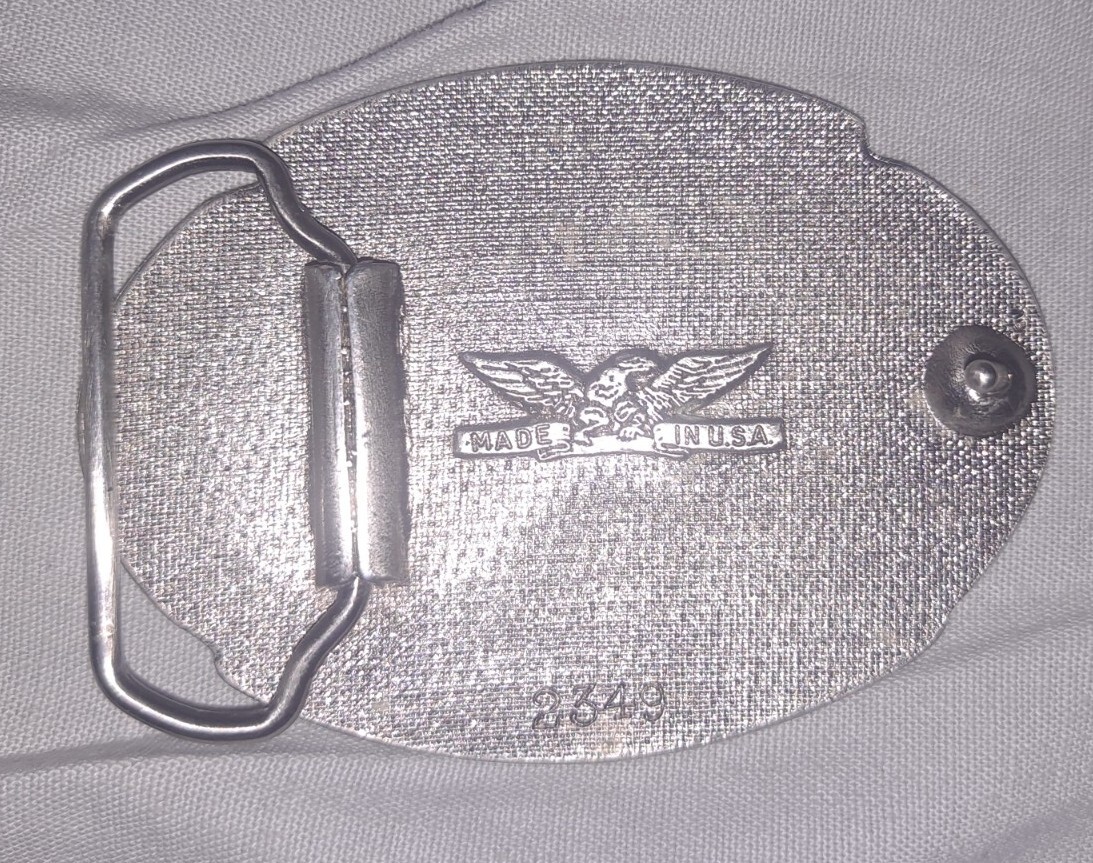 Vintage NASA Space Shuttle CHALLENGER Jan 28 1986 Commemorative Belt Buckle