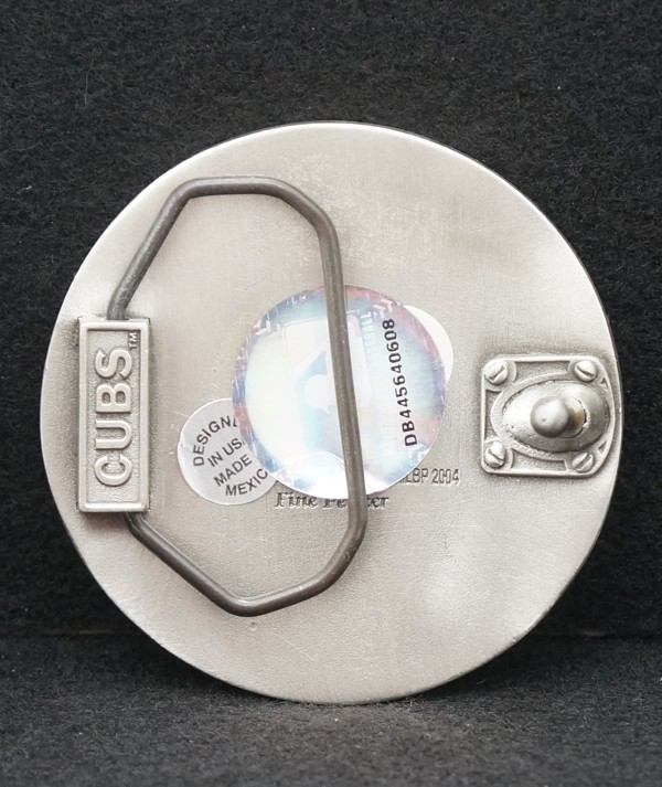WB15140 *NOS* REALLY GREAT VINTAGE 2004 *CUBS* BASEBALL SPORTS TEAM BELT BUCKLE
