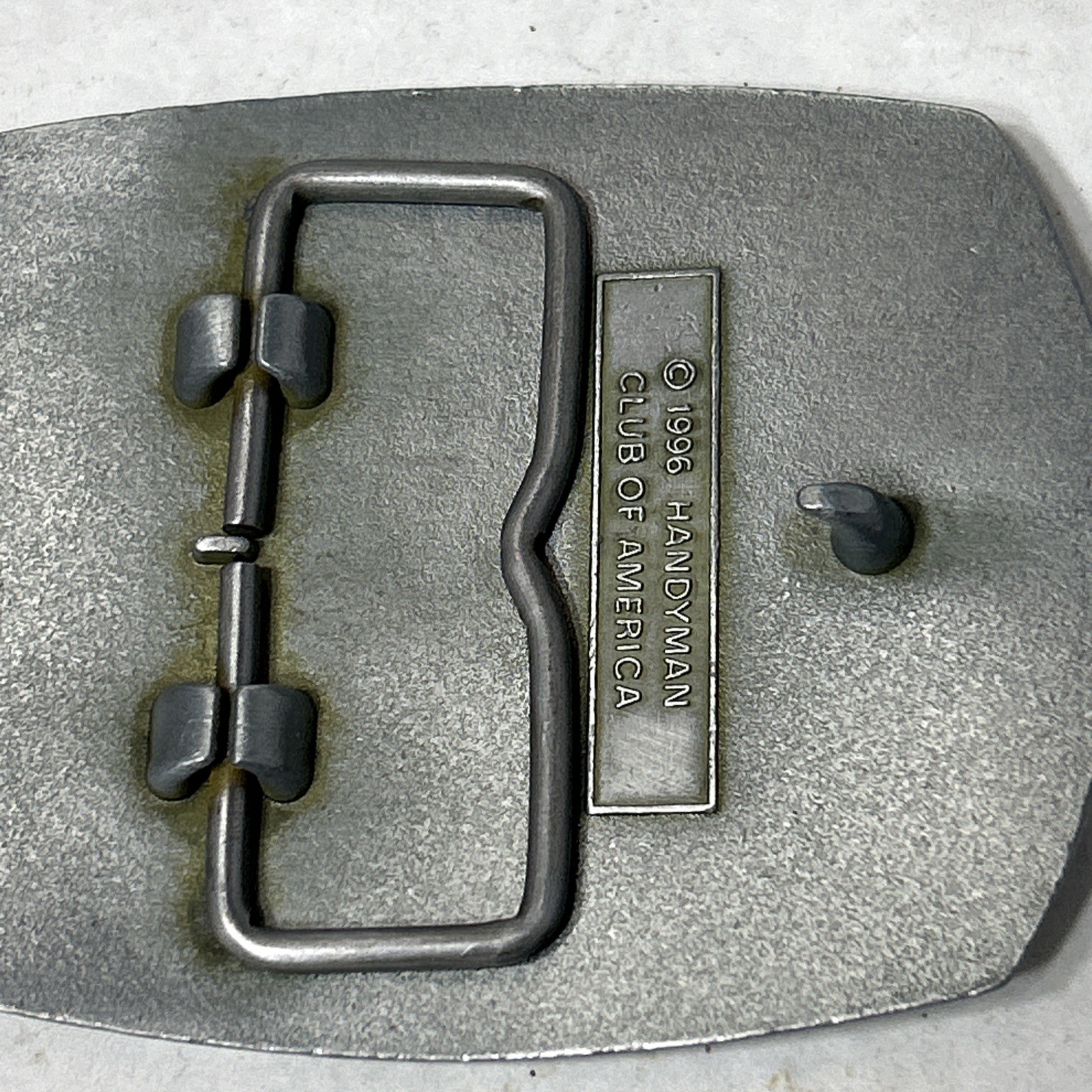 Handyman Club of America &lsquo;life member&rsquo; belt buckle 1996