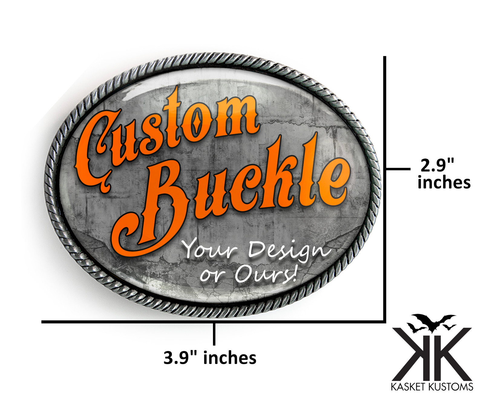 Custom Belt Buckle – Personalized Image Design Handmade Artisan Belt Buckle