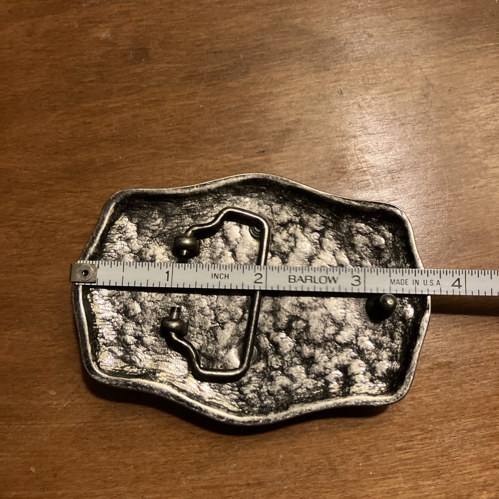 Beer Bottle BELT BUCKLE Opener Novelty Oval Metal Silver Color