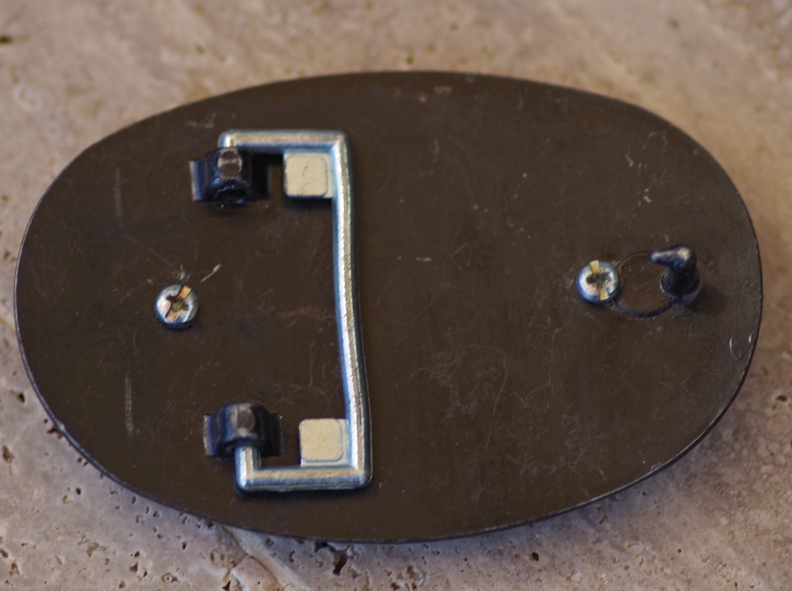 BELT BUCKLE Stone or Coin Holder Southwestern Cowboy High Quality Made in USA