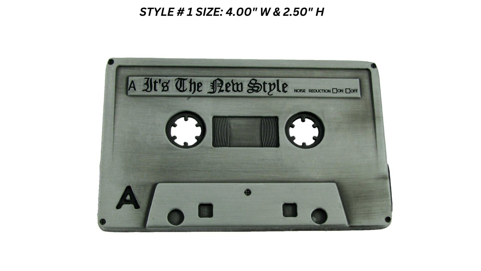 Cassette Player Tape Old School Music Retro Belt Buckle Boom Box Blaster Ghetto