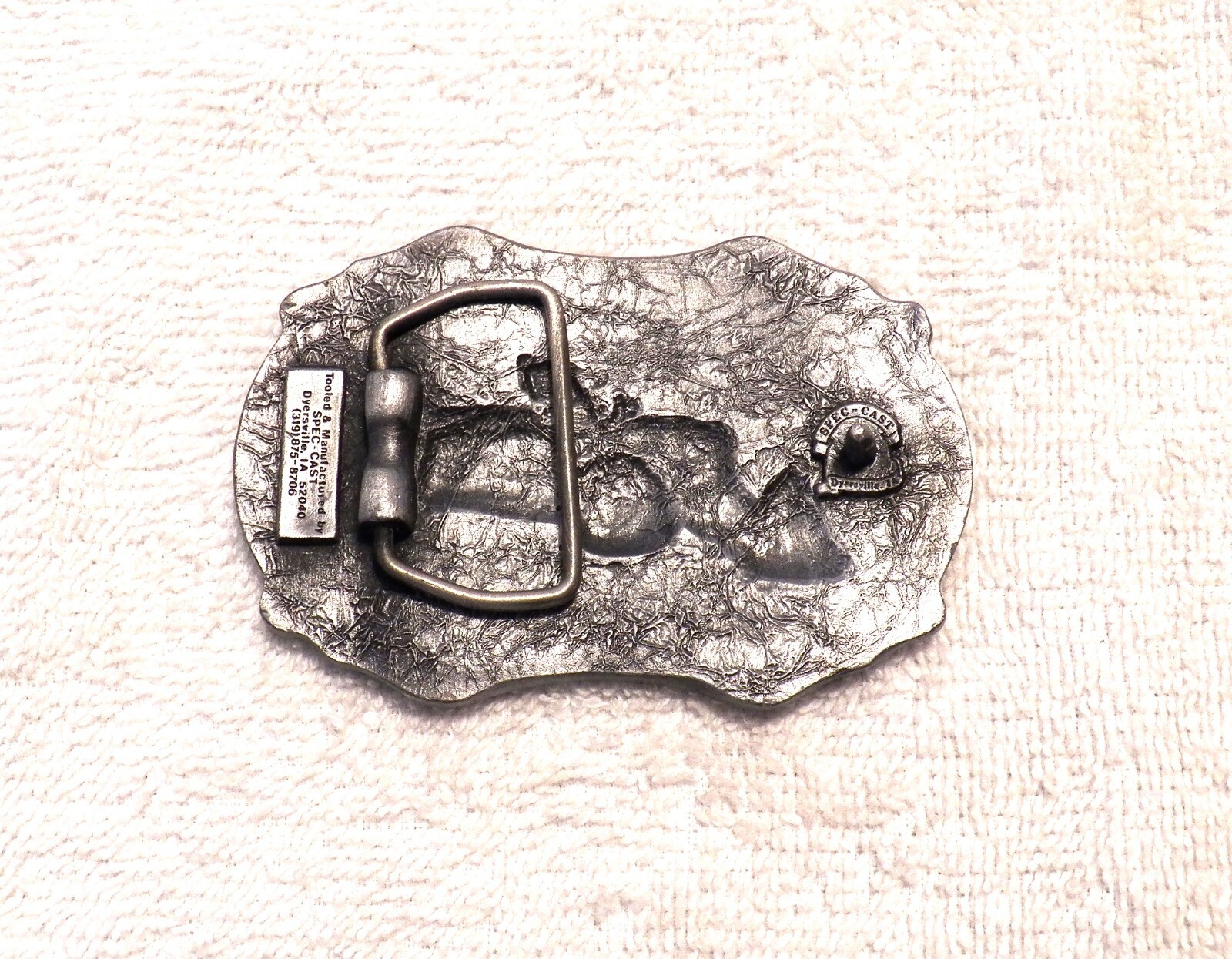 CLASSIC BELT BUCKLE DRESSER PAYLOADER EQUIPMENT SILVER TONE SPEC-CAST BB12