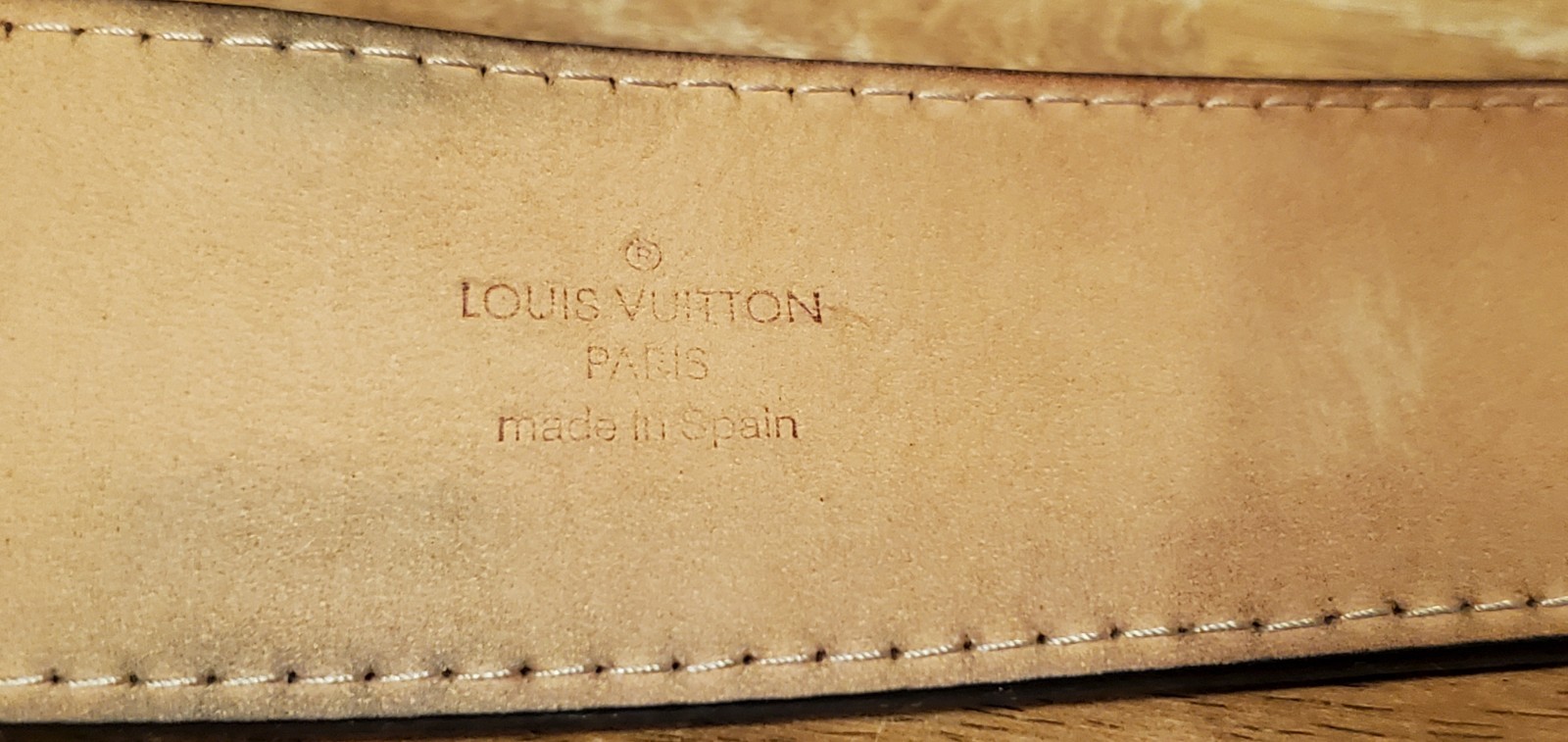 Louis Vuitton Silver LV Traveling Requisites Buckle Black Leather Belt 100/40
