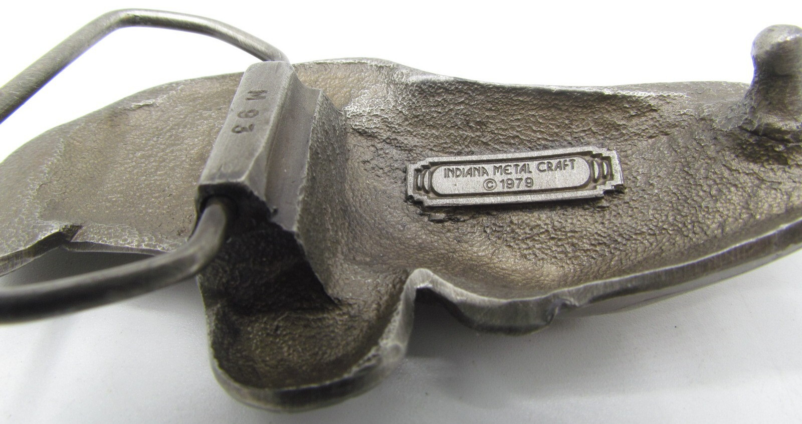 Vintage 1979 Corvette Pewter Belt Buckle by Indiana Metal Craft M93 USA