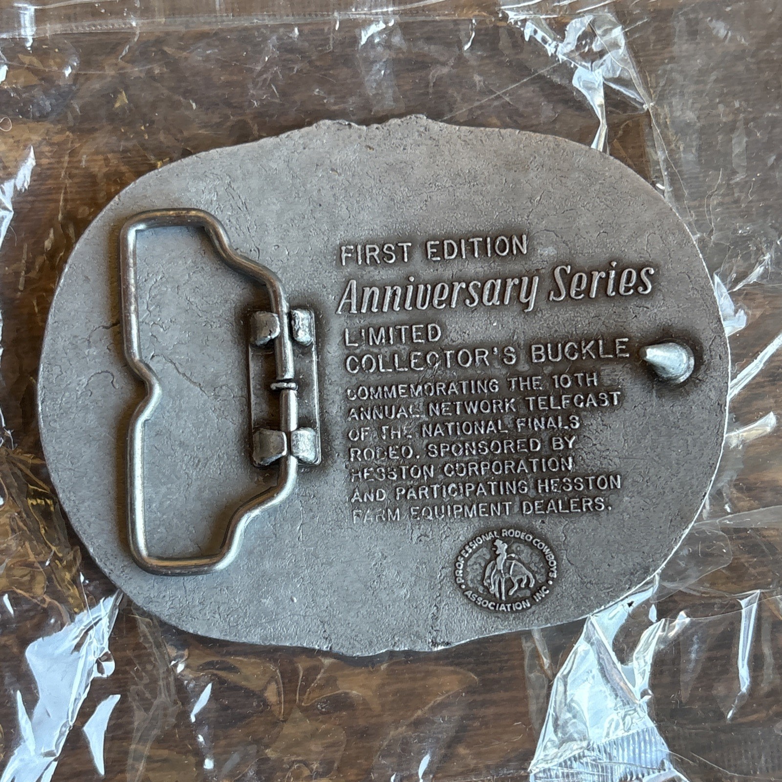 NEW! Hesston National Finals Rodeo NFR Belt Buckle 25th Anniversary 1959-83
