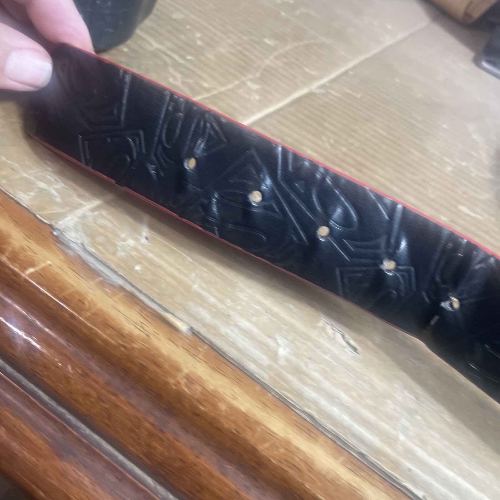 DC Comics Superman Reversible Belt Buckle & Belt 42” Not Including Buckle