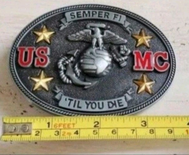 New Marines USMC Semper Fi EGA military Belt Buckle