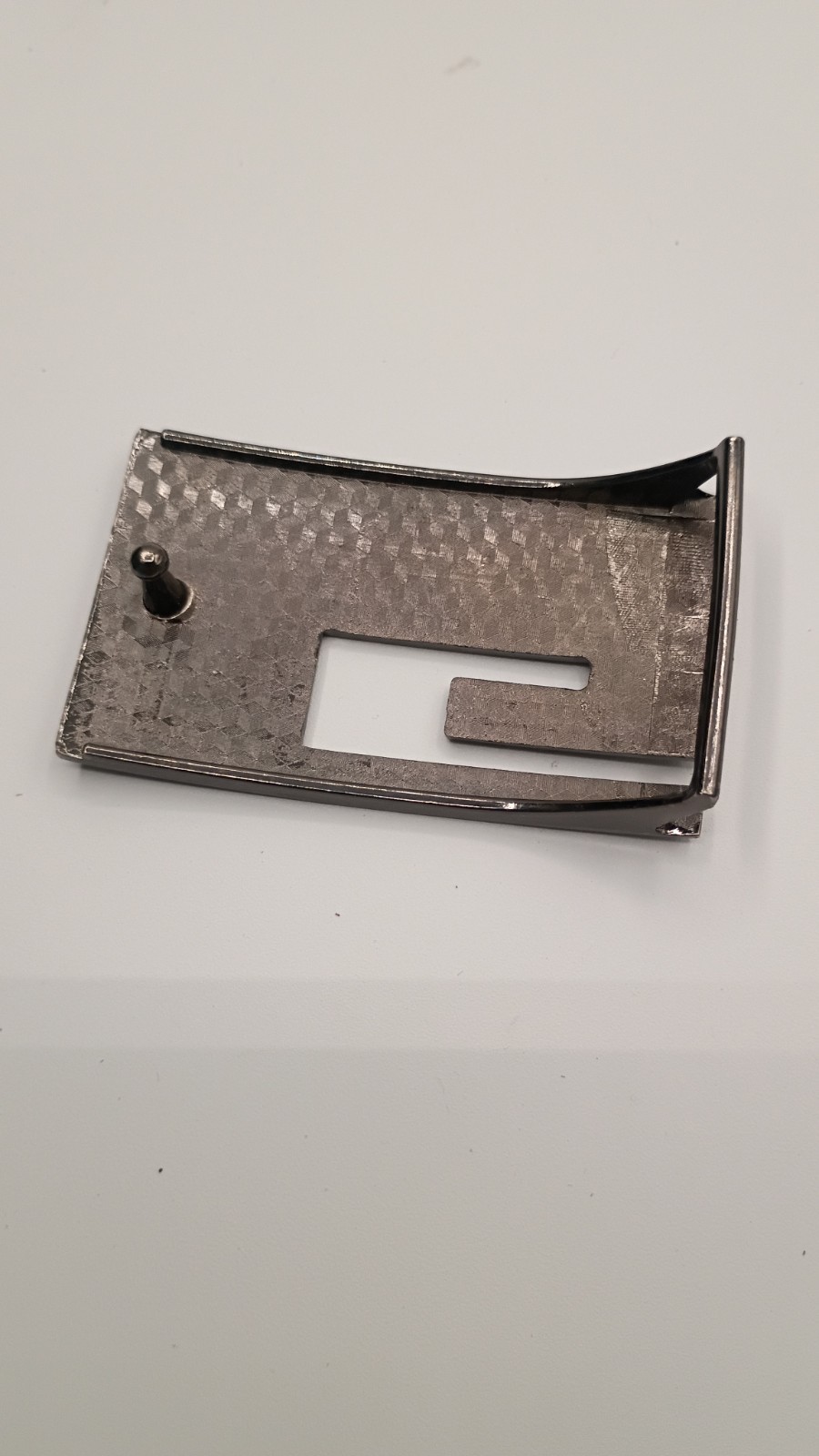 Gucci Archive G Logo Belt Buckle Vintage 90s Heavy Solid Metal Italian Hardware