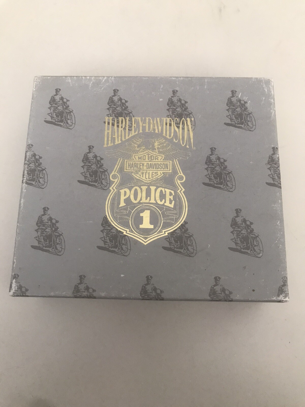 1994 Harley Davidson POLICE 1 Belt Buckle On Patrol Since 1909 RARE / NOS in Box