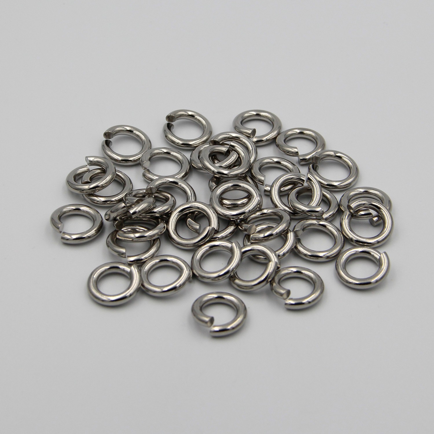 Split Ring Stainless Steel Key Jump Ring 15mm lot