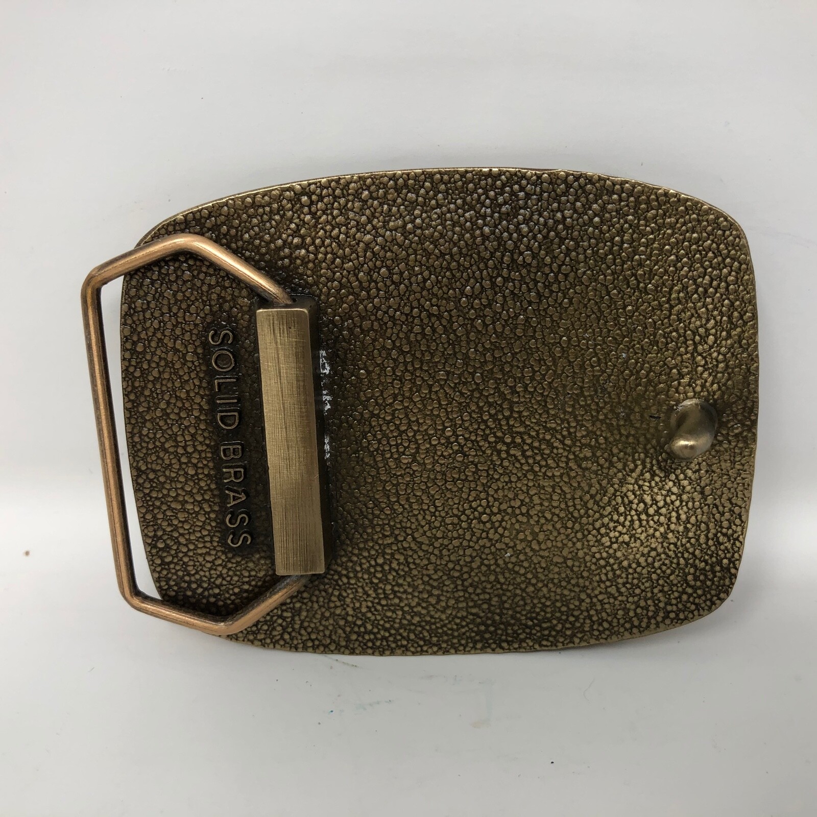 VTG Safe Driver Award Solid Brass Belt Buckle Trucking Driving School Hipster