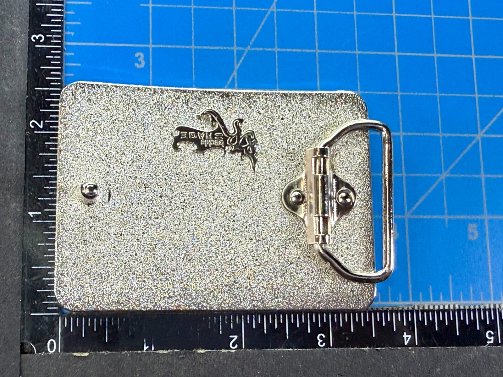 Rectangular Silver Color Craft Project Belt Buckle Make your own DIY Design!
