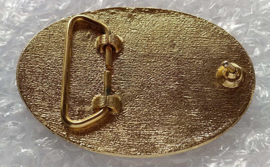 1776 1976 BICENTENNIAL LIBERTY BELL RING FOR INDEPENDENCE PATRIOTIC BELT BUCKLE
