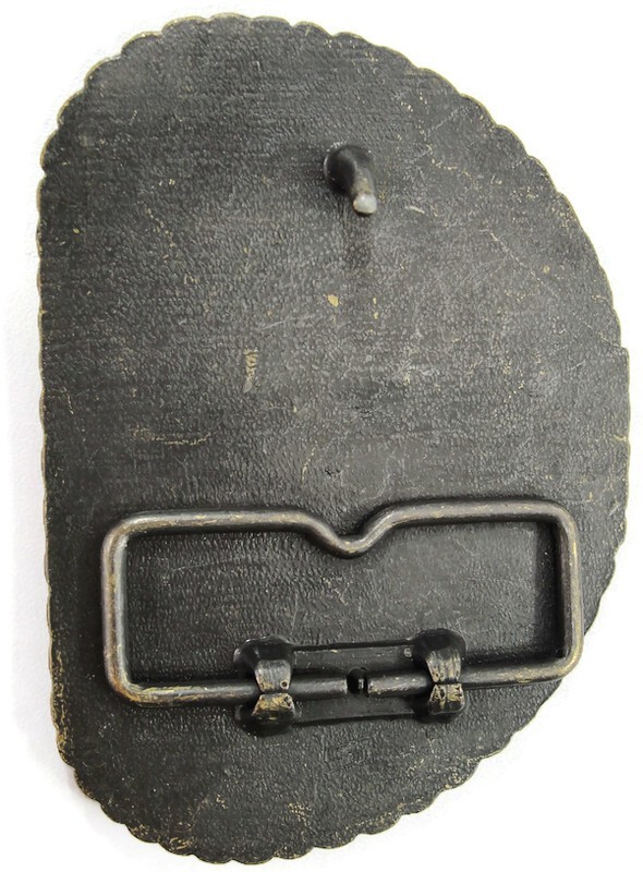 Raleigh Lights Rodeo Belt Buckle Rope Border