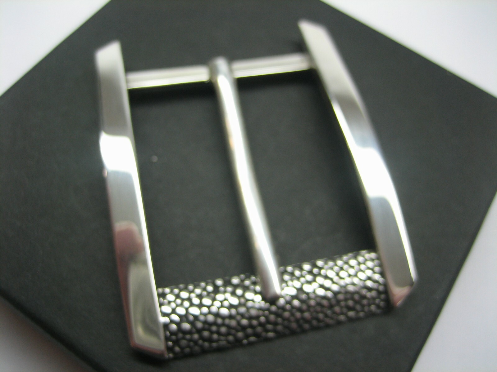 STERLING SILVER 925 BUCKLE AVAILABLE FOR 1&Prime; 1-1/8&Prime; 1-1/4&Prime; 1-3/8&Prime; 1-1/2&Prime; BELTS