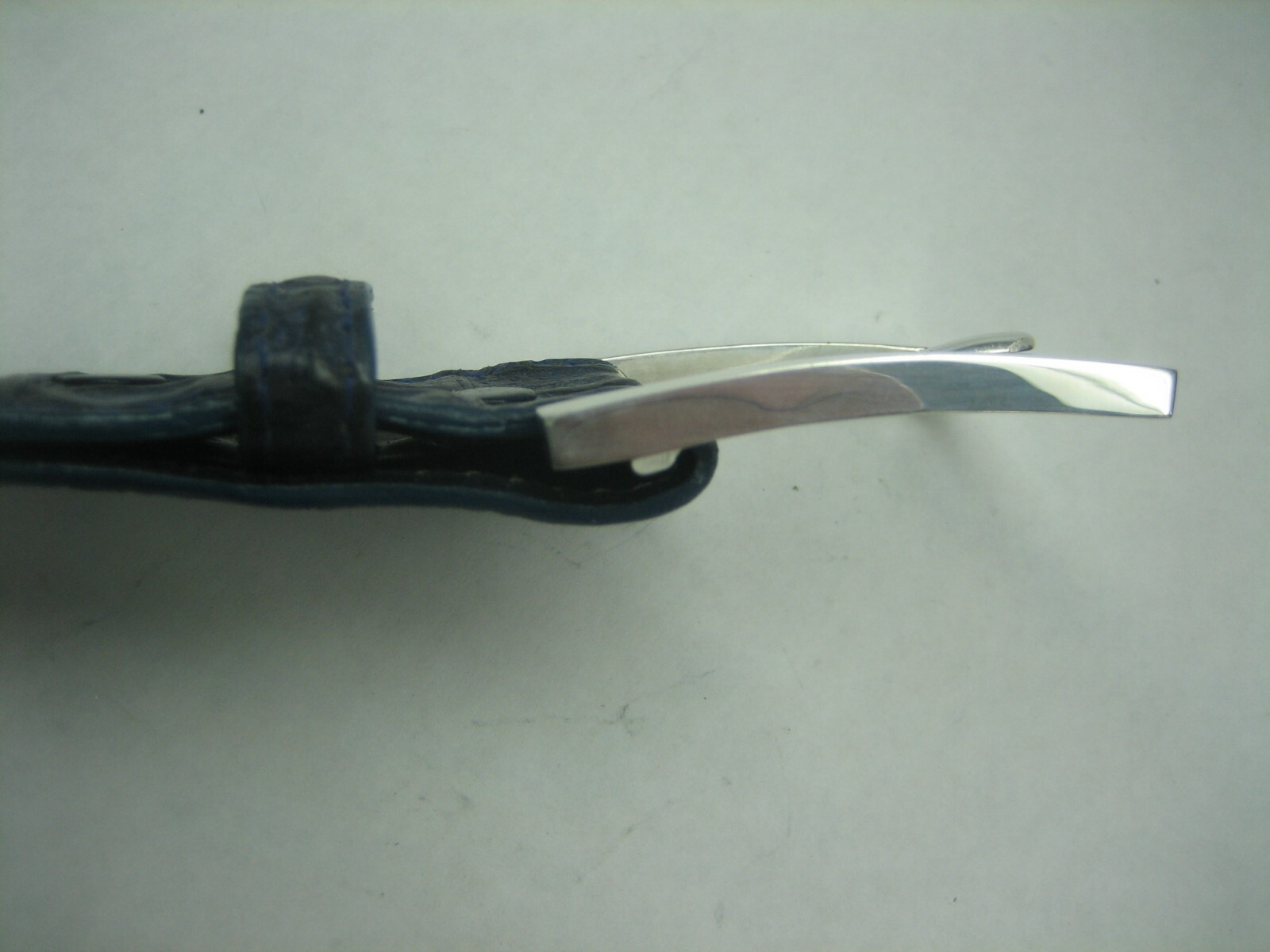 GENUINE HORNBACK CROCODILE BELTS 1-3/8&Prime; WIDE, AND SILVER 925 SOLID BUCKLE U.S.A.