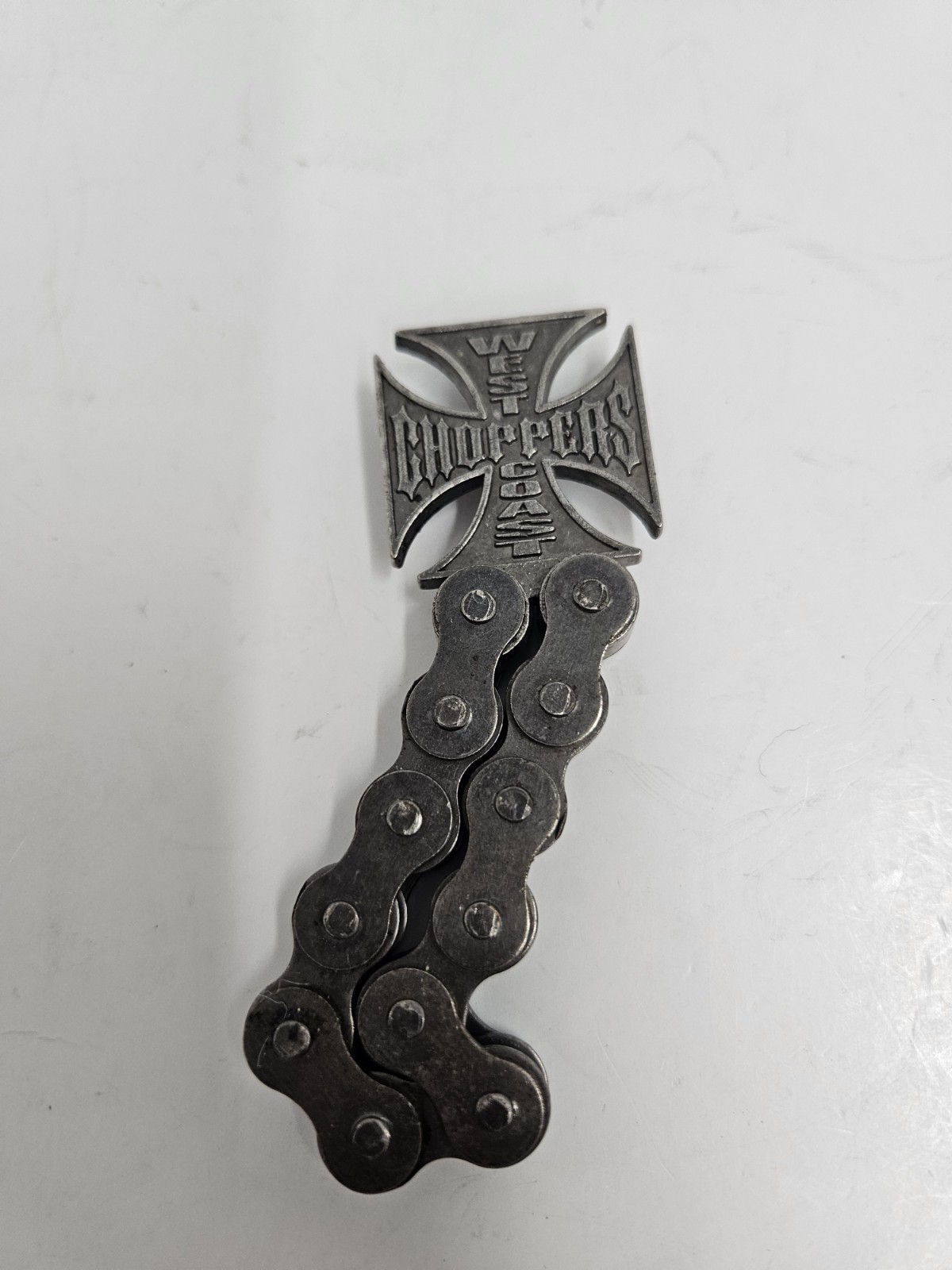West Coast Choppers Chain Link Belt Buckle Bottle Opener