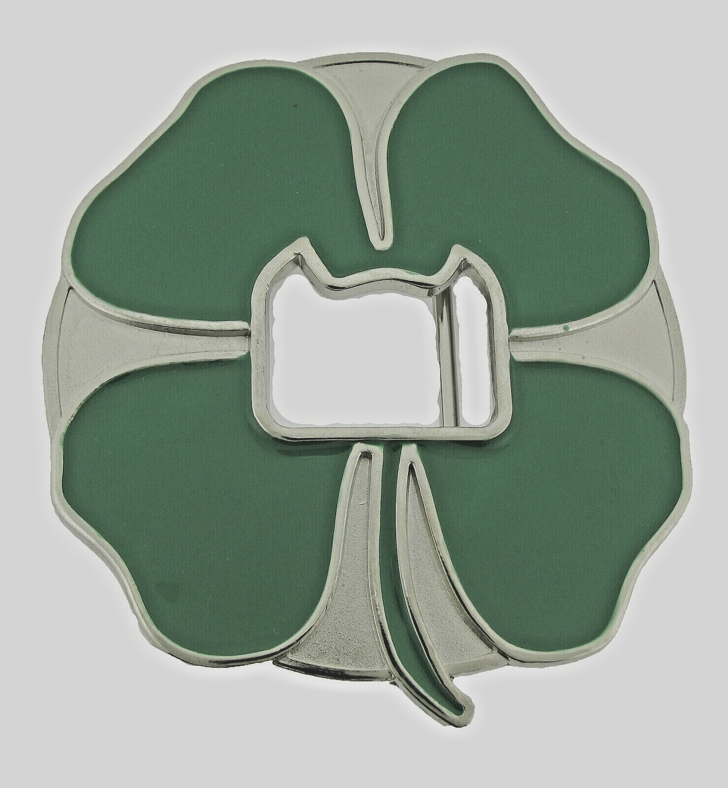 Shamrock Belt Buckles Clover St Patrick Day Irish Men Luck Vintage Bottle Opener